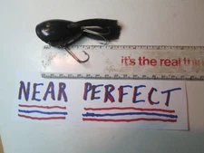 1 Lure Lot. CREEK CHUB SURFACE DINGBAT. Wood. Glass Eyes. Light Wear.  1938 IND.