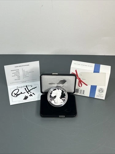 2026 P Congratulations Set American Eagle 1oz Silver Proof Signed by Paul Hollis
