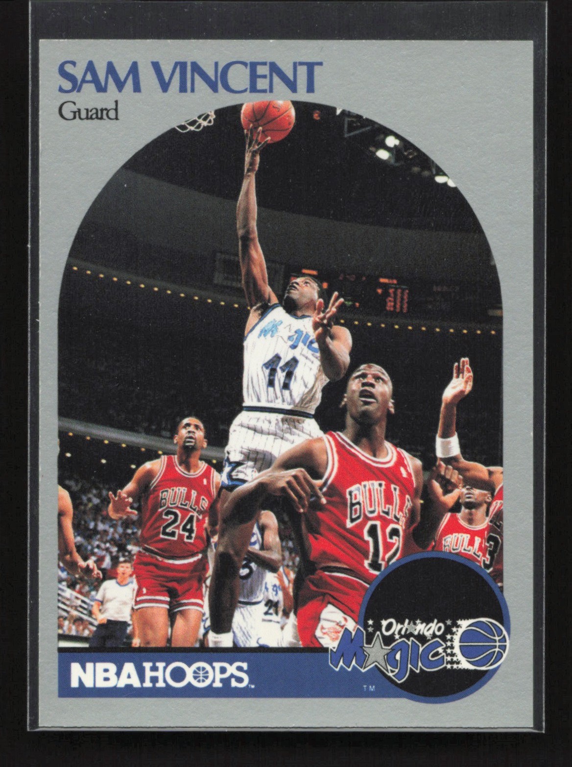 1990-91 Hoops Sam Vincent/Michael Jordan #223A Orlando Magic