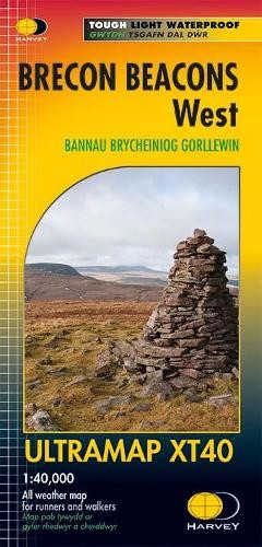 B&Q -  Harvey Ultramap Pocket Size Map Brecon Beacons West Xt40 - Image 2