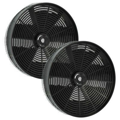 2 Aktivkohlefilter für Electrolux EFT690K 95510141600 mit Netz