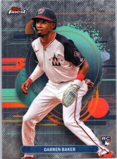 2025 Finest #156 Darren Baker Washington Nationals