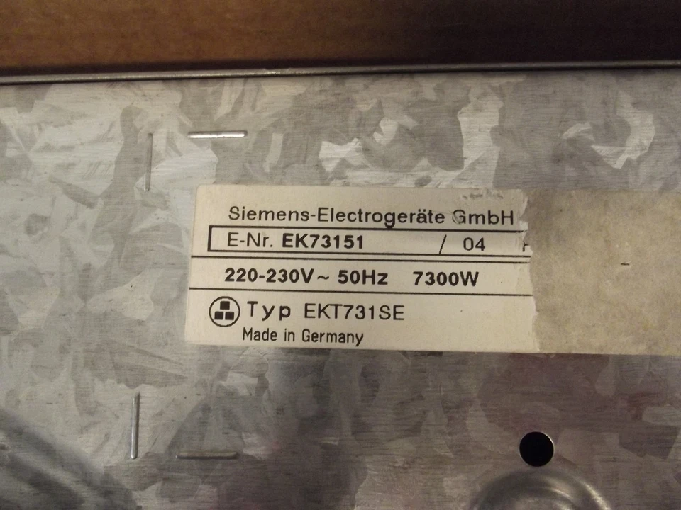 Siemens EK73151 EKT731SE 2 Year Warranty Ceramic CERAN® Hob P882 - Image 3 of 4