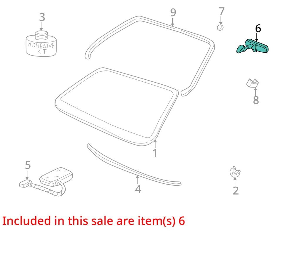 SE ADAPTA AL ESPEJO RETROVISOR BUICK LESABRE PARK AVENUE 2000 ASM I/S RR VIEW 25710907 - NUEVO OEM Foto 2 de 3