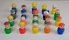 Vintage Fisher Price Little People Lot of 20 Large Variety All Different