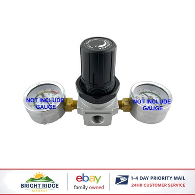 #ad #ad Inlet Connection Air Regulator with 1 4 Inch NPT Ports and Stainless Steel Build $63.91