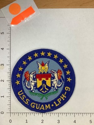VINTAGE US NAVY USS GUAM SHIPS  PATCH