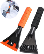 2 Pezzi Raschietto per Ghiaccio Auto, Gratta Ghiaccio Con Impugnatura Morbida, P