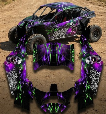 2017 - 2024 Can Am X3 Maverick  Turbo RR DS Joker Graphics Kit DJK Joker