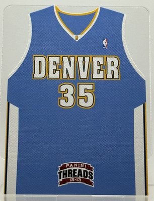2012-13 Panini Threads - Rookie Team Threads Die-Cut Kenneth Faried #2 (RC)