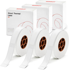 Label Maker Tape for NIIMBOT D11 D110 D101 Label Printer, 3 Rolls 0.47" X 1.57"