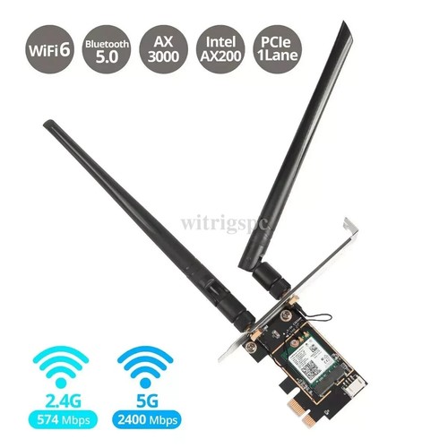 WiFi 6 Mini PCI-E WLAN Netzwerkkarte Tri-Band AX3000 WiFi Bluetooth Adapter - Bild 6 von 9