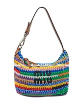 MIU MIU Embroidery Engraved Logo Underarm Bag Handbag Women's 5.5x7.2x4 in