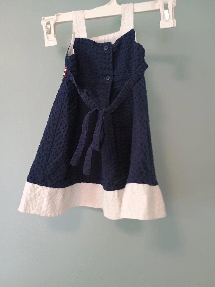 Sophie Rose Baby Girls 4th of July Size 12 Month Patriotic Red White Blue Dress - Image 2 of 4