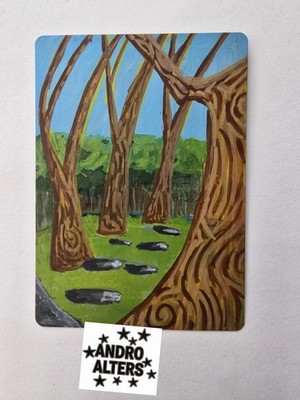 Gaea's Cradle Hand Painted MTG Custom Alter TCG Proxy Card Playtest
