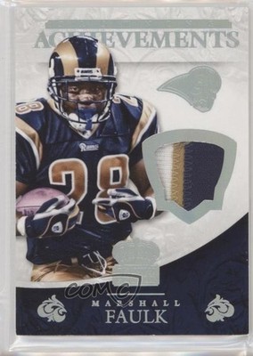 2015 Crown Royale Crowning Achievements Silver 10/10 Marshall Faulk HOF 0m0