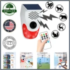 Solar Motion Sensor Alarm with Custom Voice Upload & 120dB Loud Noise Maker