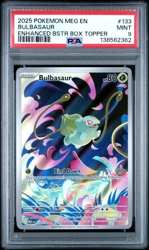 2025 Pokemon Mega Evolution #133 Bulbasaur - PSA 9