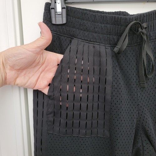 Pantaloni da jogging Victoria's Secret Sport neri traforati tasche taglia small - Foto 4 di 13