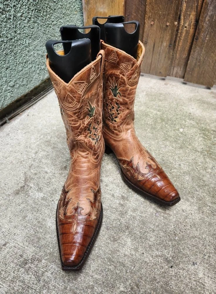Old Gringo Mens Boots Tooled Size 6.5 D Made in Mexico OLD GRINGO Men main image 4