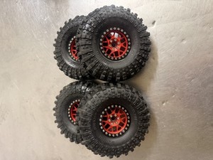 1:10 RC Rock Crawler Tires & Wheels Set
