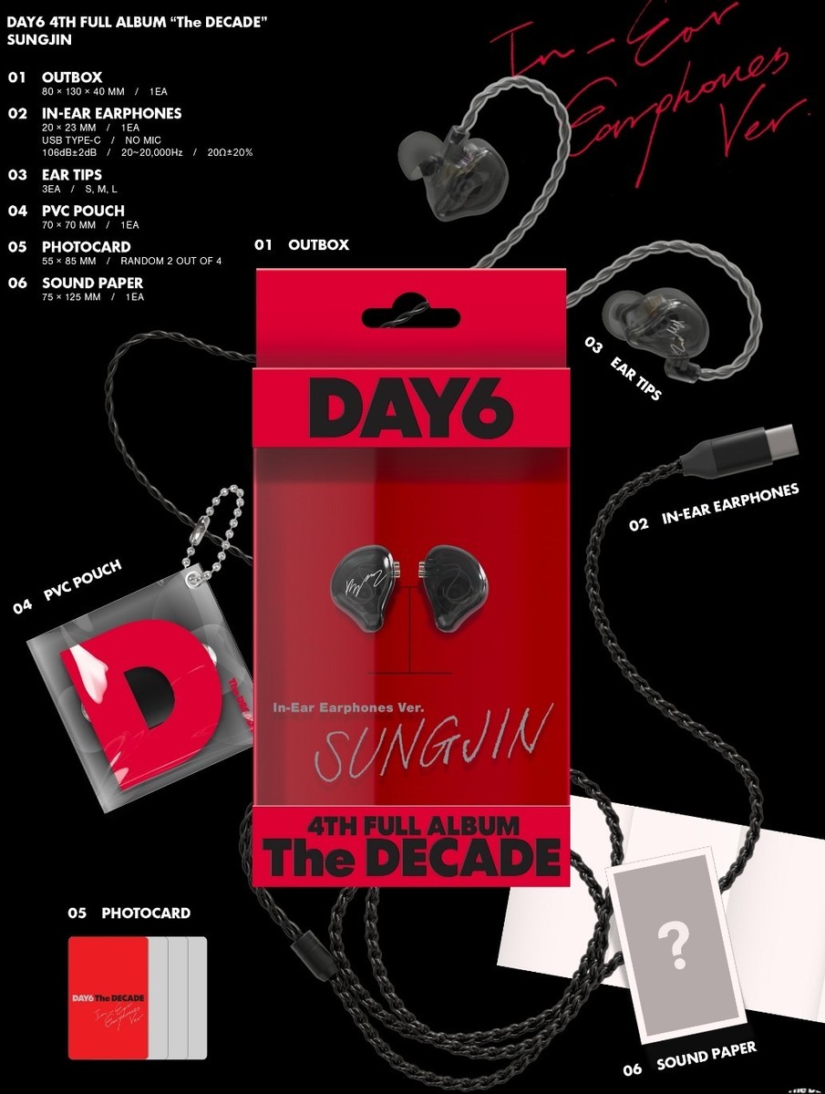 DAY6 The 4th full album DECADE [In-Ear Earphones ver.] | eBay