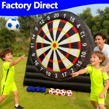 10ft Inflatable Soccer Dart Board Football Darts Kick Goal Game for Outdoor Game