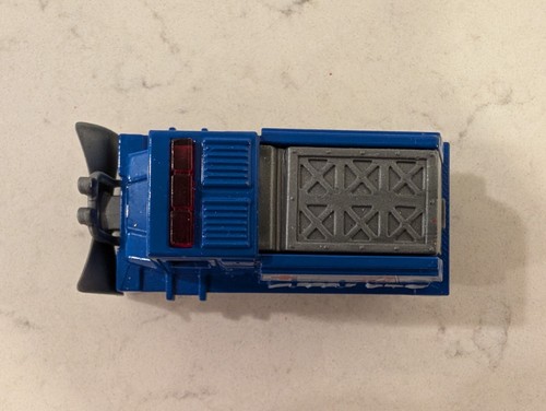 Vintage 2000 Matchbox Snow Groomer Mount Discovery MB419 1:75 blue snow plow - Picture 8 of 9