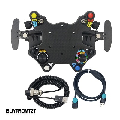 Simplayer Racing Hub Steering Wheel Instrument Button Box Central Console #tzt