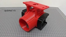 Milwaukee M18 tool & Battery holder mount bracket storage 18v Drill Impact RED