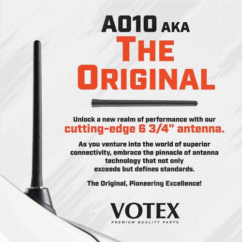 Short Antenna fits GMC Sierra 3500 - (2006-2019) - 6 3/4" ANTENNA MAST - Picture 5 of 15