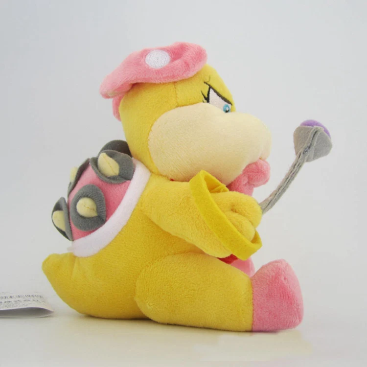 Nuevo Super Mario Wendy Koopa Bowser Koopaling 7" Peluche Muñeca Peluche Foto 2 de 4