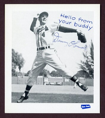 1957 Spic & Span Milwaukee Braves Danny O'Connell
