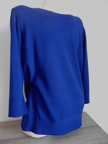 BAGUTTI COLLECTION Maglione Tunica Casacca Blu Sz.L ho Herno MaxMara Luisa Spa - Foto 5 di 12
