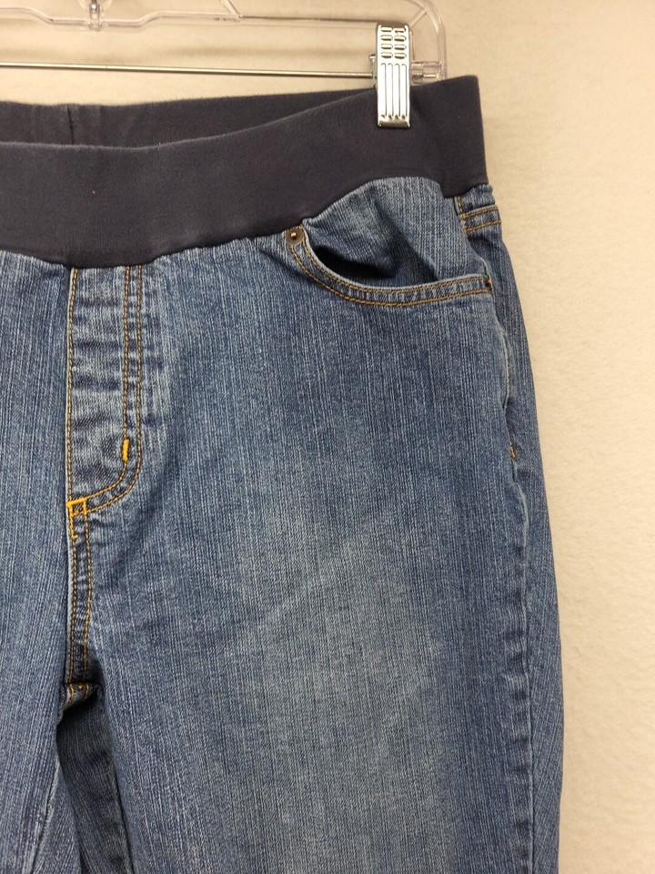 Oh Baby By Motherhood Womens Maternity Jeans Medium M Blue Denim