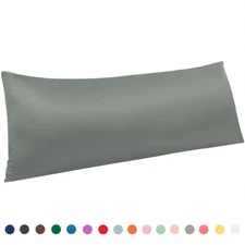 Body Pillow Case Ultra Silky Cooling Satin Long Bedding Pillow Cover Pillowcase