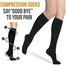 6Pairs Compression Socks 20-30 mmhg Knee High Running Sport Long Stockings Ankle