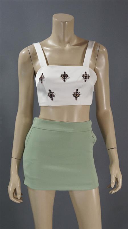 SCREAM QUEENS CHANEL OBERLIN EMMA ROBERTS SCREEN WORN SHIRT GUCCI