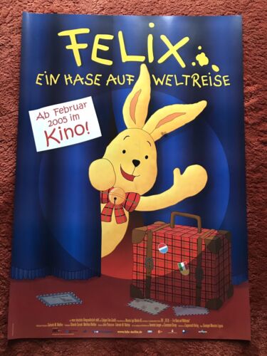 Felix - Ein Hase auf Weltreise Kinoplakat Poster A1, Kinderfilm, Zeichentrick - Photo 1/1