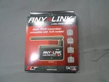 NIB TACTIC ANYLINK 2.4 Ghz 9 CHANNEL TRANSMITTER ADAPTER W/ADAPTER CABLE