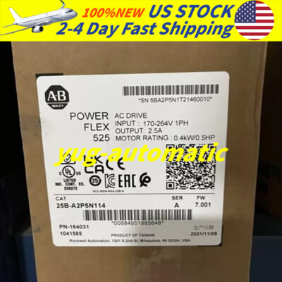 Allen-Bradley 25B-A2P5N114 Multiple Operating Functions Inverter 25BA2P5N114