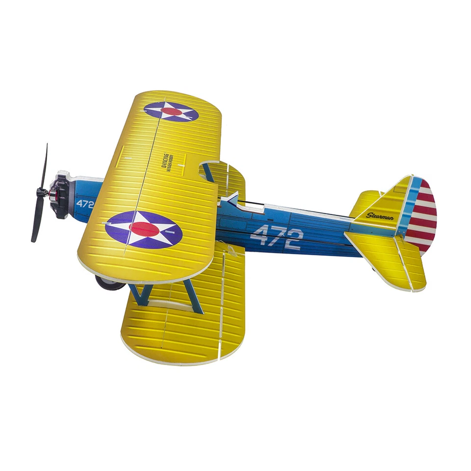 Boeing-Stearman PT-17 Kaydet, 450mm Indoor-Flieger, PNP-Version - Bild 2 von 4