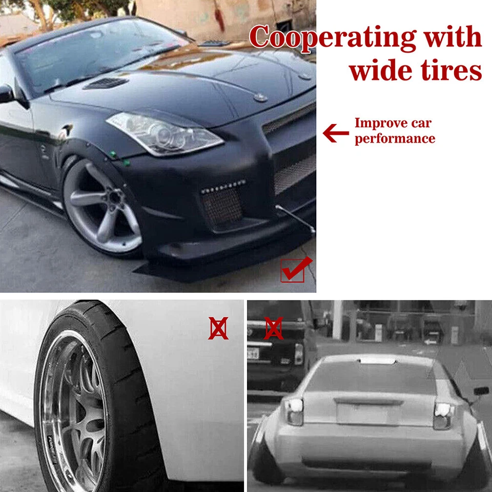 Carbon Fiber Durable Fender Flares Wheel Arches Body Kit For Chrysler PT Cruiser - Изображение 3 из 4