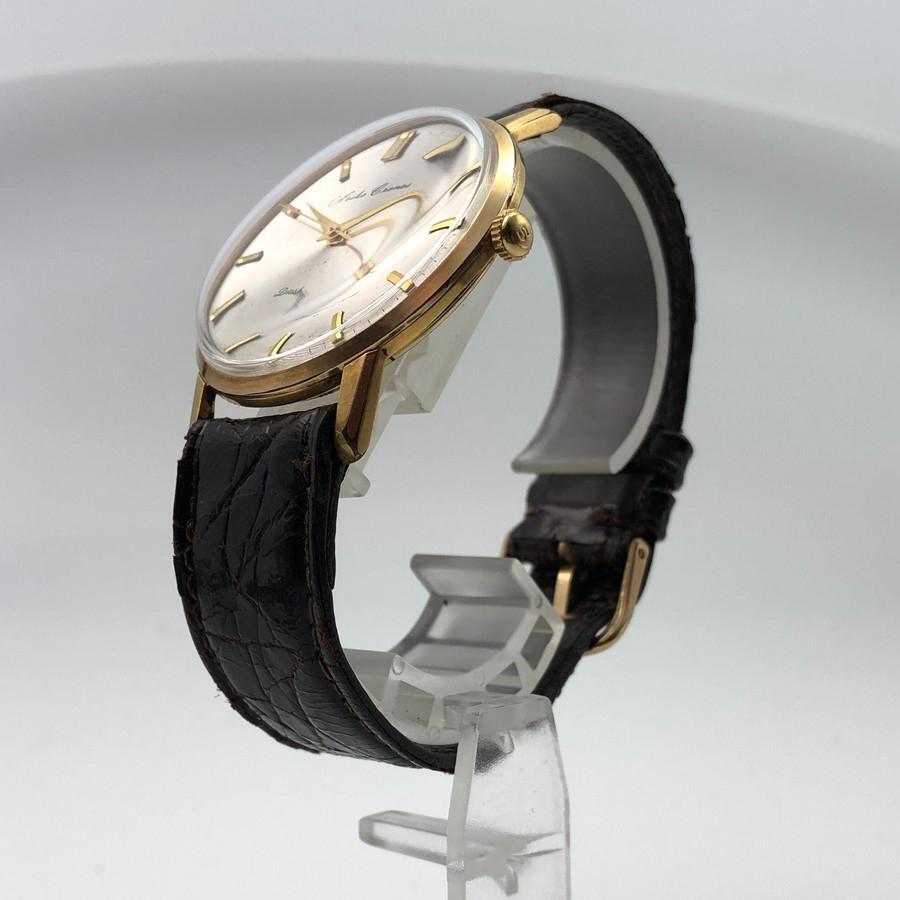 Seiko x Cronos Watch Analog Manual Winding Silver Black 36.3