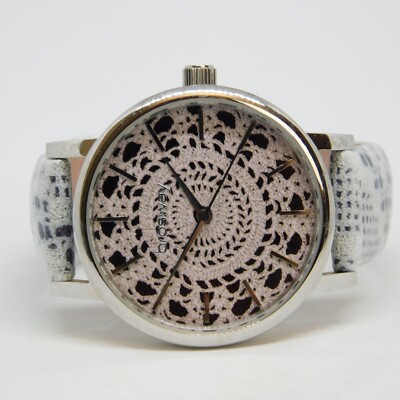 brosway Gitana WGI19 Lovely Lace Quartz Analog Women's Watch New Battery