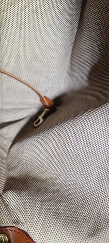 Vtg Dooney & Bourke Florentine Vacchetta Black and Brown Bag,Clean! - Picture 14 of 15