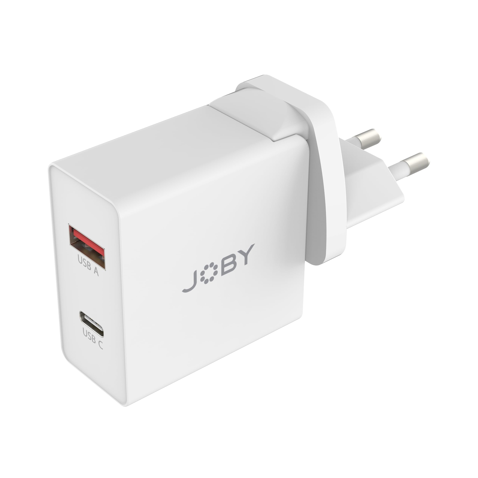 JOBY Caricatore da Parete da Viaggio 35W Dual Output PD + USB (i3C)