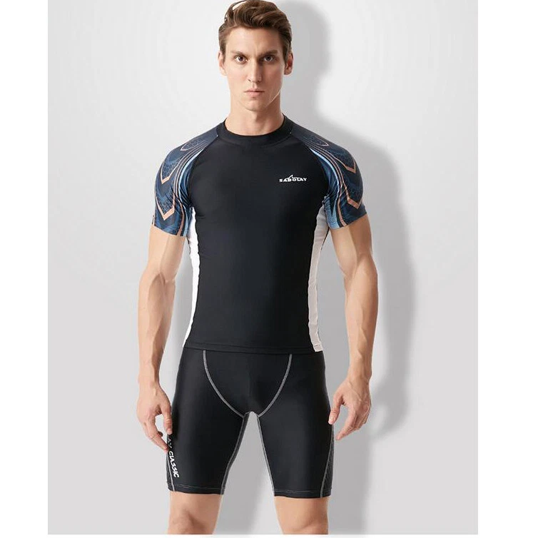 Men s Wetsuit Tops Diving Suit Shorts Pants Swimwear Rash Guards