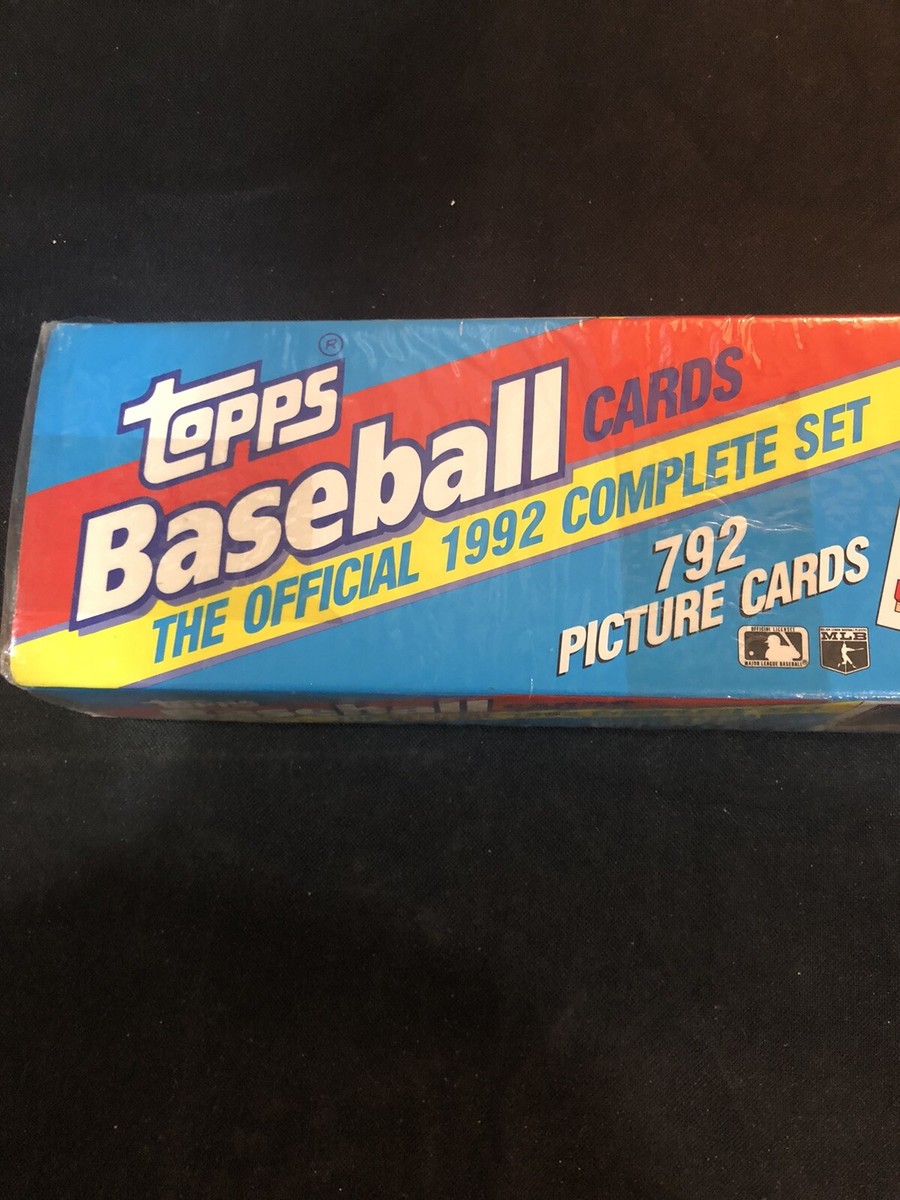 1992 Topps Baseball Card Complete Set - Factory Sealed 792 Cards
