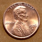 1976-D Lincoln Memorial Cent — photo from another recent sale